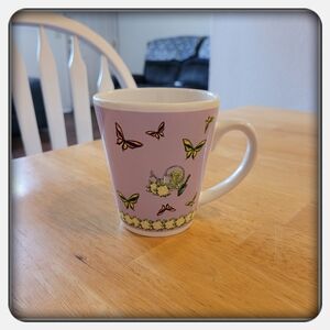 EUC Purple Butterfly Mug